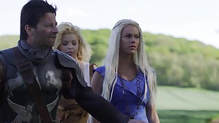 Open-air Game of Thrones roleplay combines with brutal medieval sex